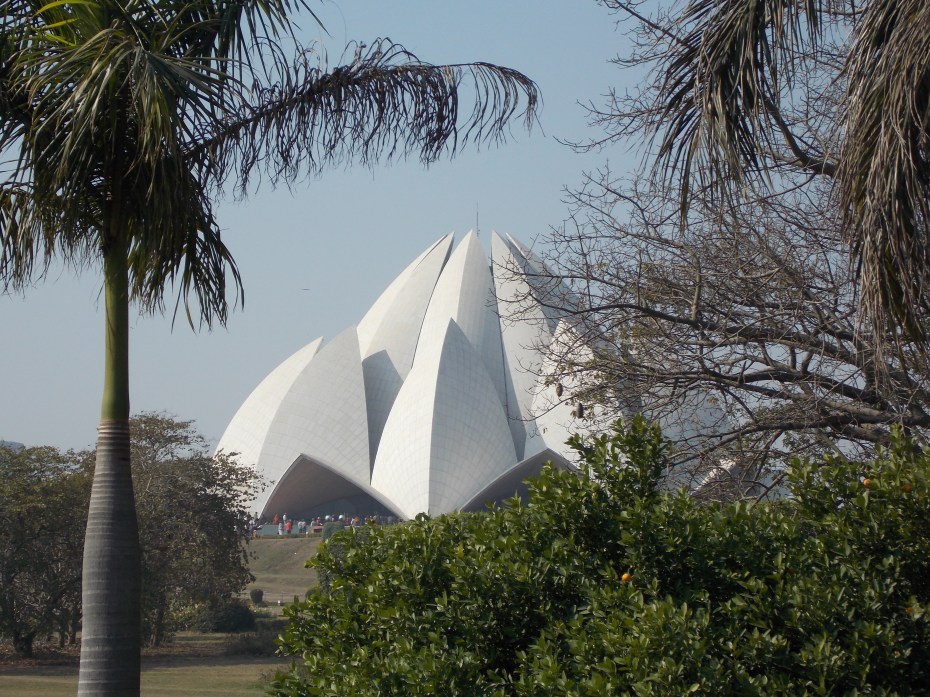 The Lotus Temple.