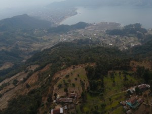 Looking down ... big mistake.