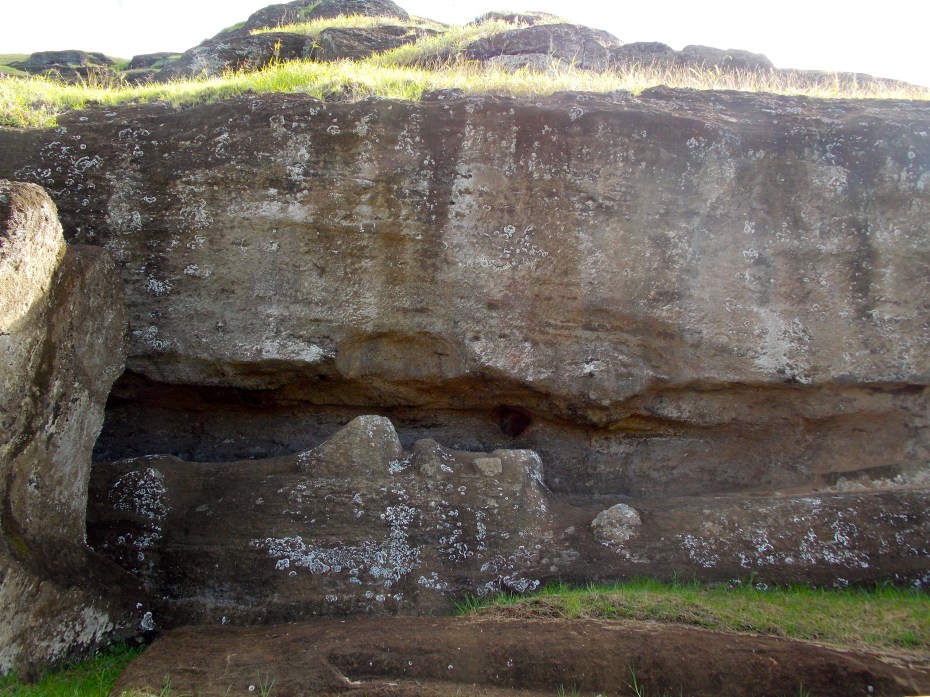 This poor guy never made it out of his volcanic birthplace.