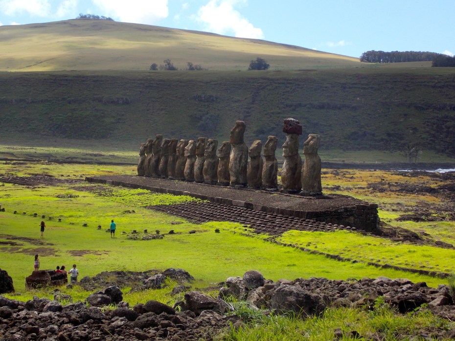 I should have included more people in these pictures, for scale, but maybe the guy in the green shirt will provide some perspective.