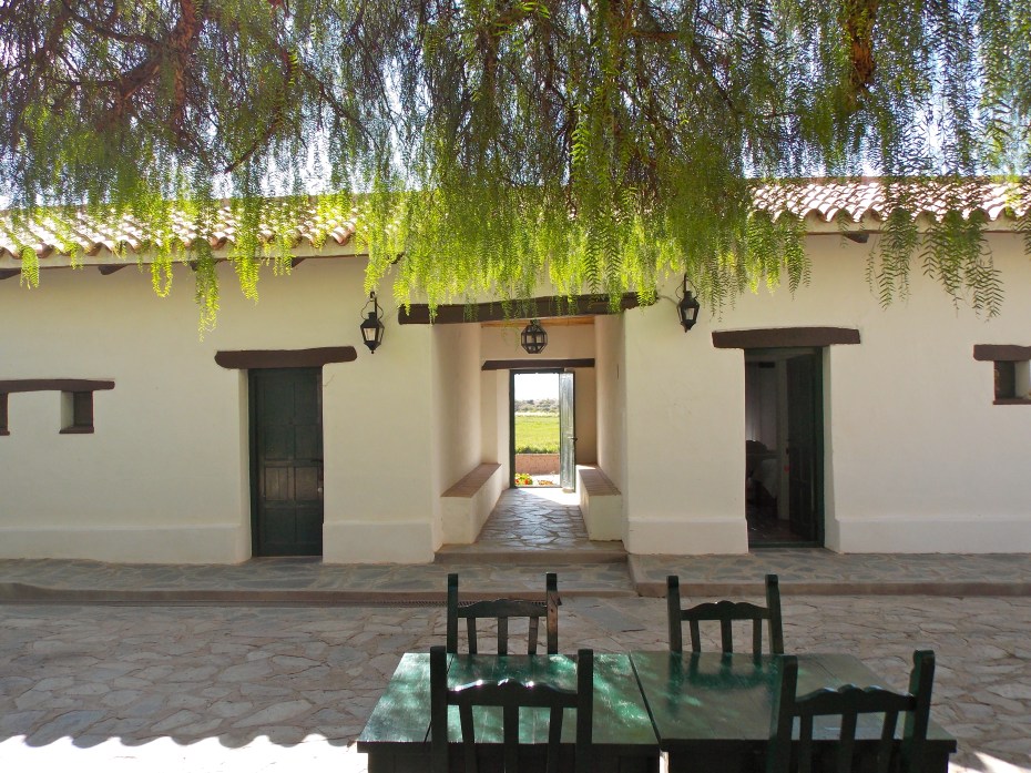 Courtyard of the former governor's house. 