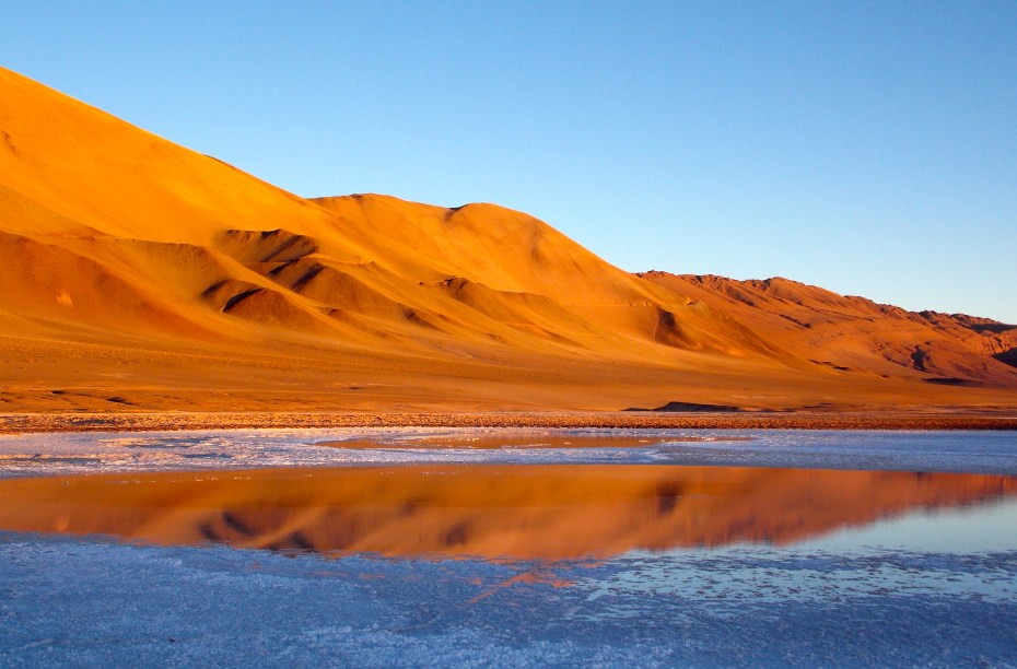 At sunset, outside Tolar Grande.
