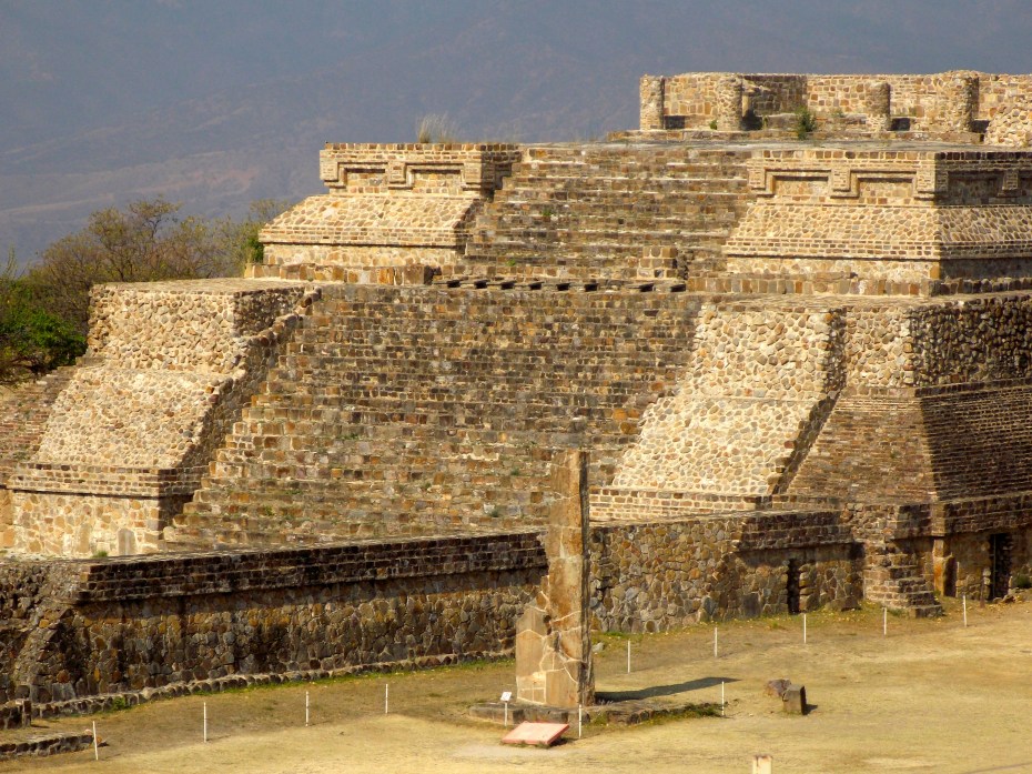 The major temple at Monte Alban