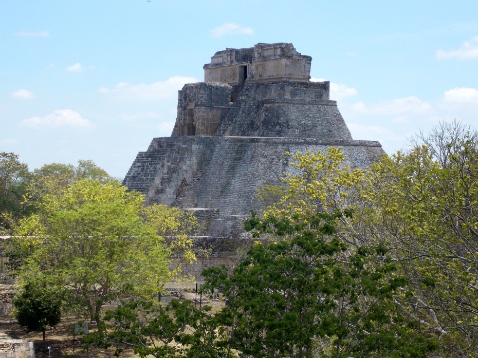 The great temple at Uxmal.