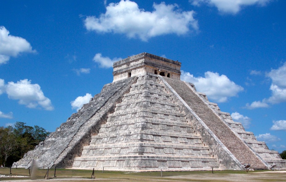 The iconic Pyramid of Kukulcan at Chichen Itza.