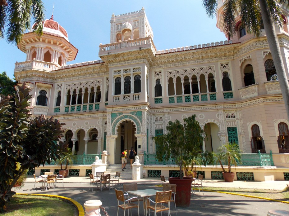 The Palacio de Valle in Cienfuegos, former home to a sugar baron, now a restaurant. My favorite building on the trip with so many different architectural influences working together. Beautiful.